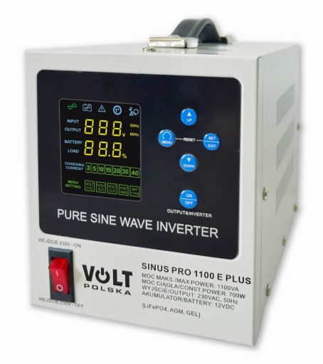 Дбж sinus pro 1100e дбж плюс 12в 230в agm gel lifepo4 + gr