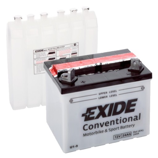 U1-9 - Аккумулятор exide conventional 12v 24ah 240a l+