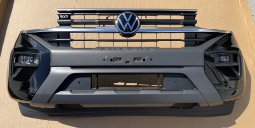 LC8X - Глухой бампер vw amarok ii 2022- в цвете lc9x камера в комплекте как новый