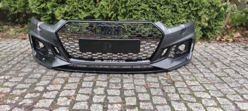 8W6807437M - Audi rs5 8w6 front bumper new original ew carbon rs4 и lift
