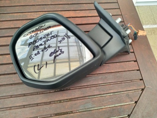 CBLE8 - Зеркало citroen berlingo partner 2 февраля 2008 г. по июнь 2012 г. левое 3+2 original eu