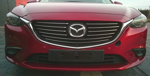 Передний бампер в сборе pdc mazda 6 gj iii lift 41v 14-17