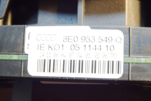 Ручки перемикання audi a4 (8ec, b7) 8e0953549q 1.9l диз. 85квт 2004 р.в.