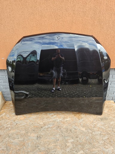 Крышка капота черная mercedes glc w253 x253