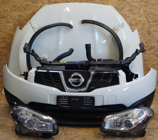 Передний бампер в комплекте капот крыло ремень фонарь qashqai lift 08-