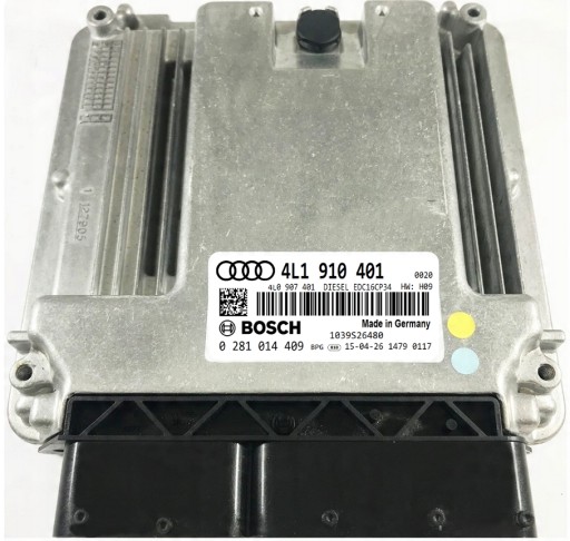 Эбу компьютера audi q7 4l1910401 0281014409 plug&play